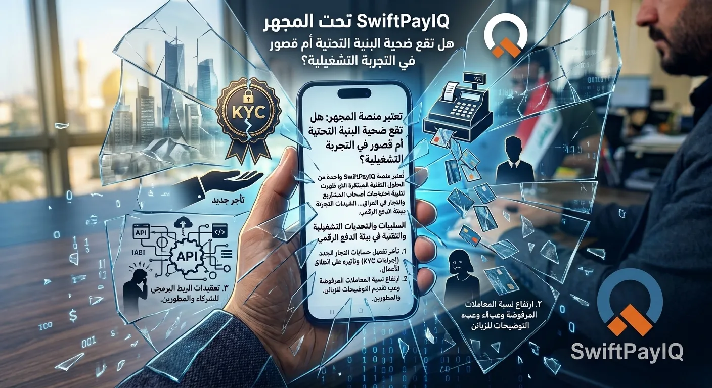 SwiftPayIQ تحت المجهر: هل تقع ضحية البنية التحتية أم قصور في التجربة التشغيلية؟