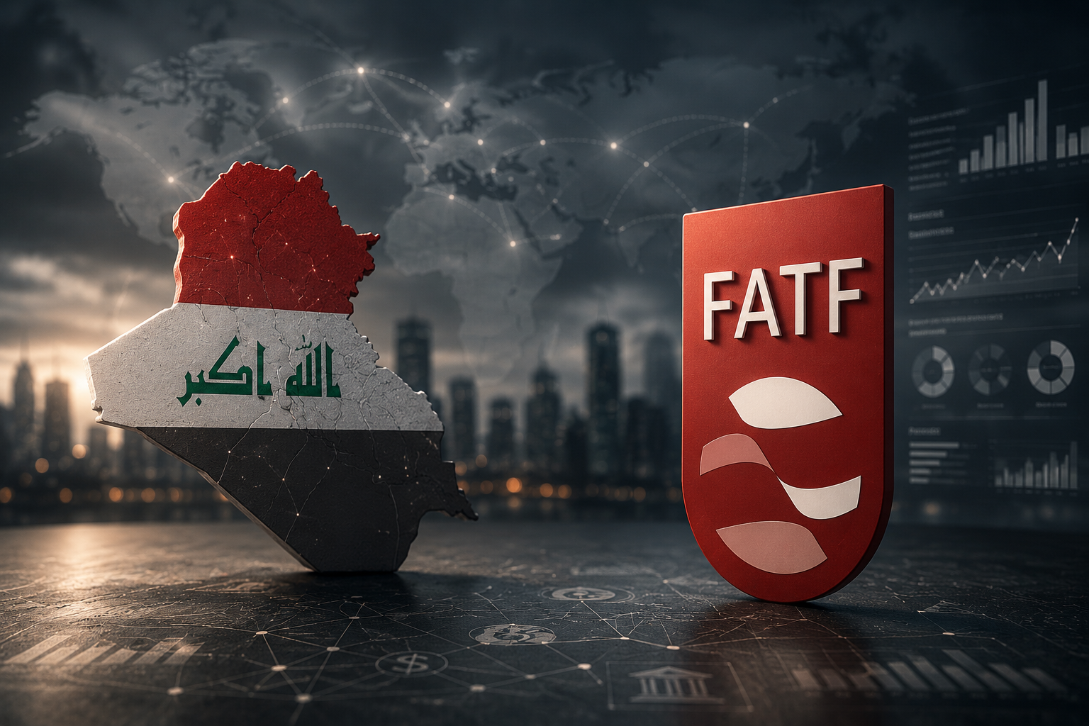FATF تدرج العراق على القائمة الرمادية لمكافحة غسل الأموال وتمويل الإرهاب